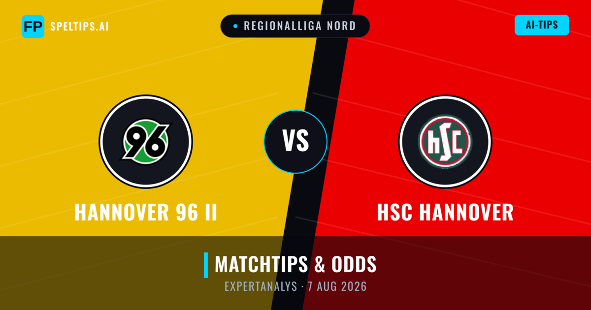 Hannover 96 II vs HSC Hannover — matchtips och förhandstitt