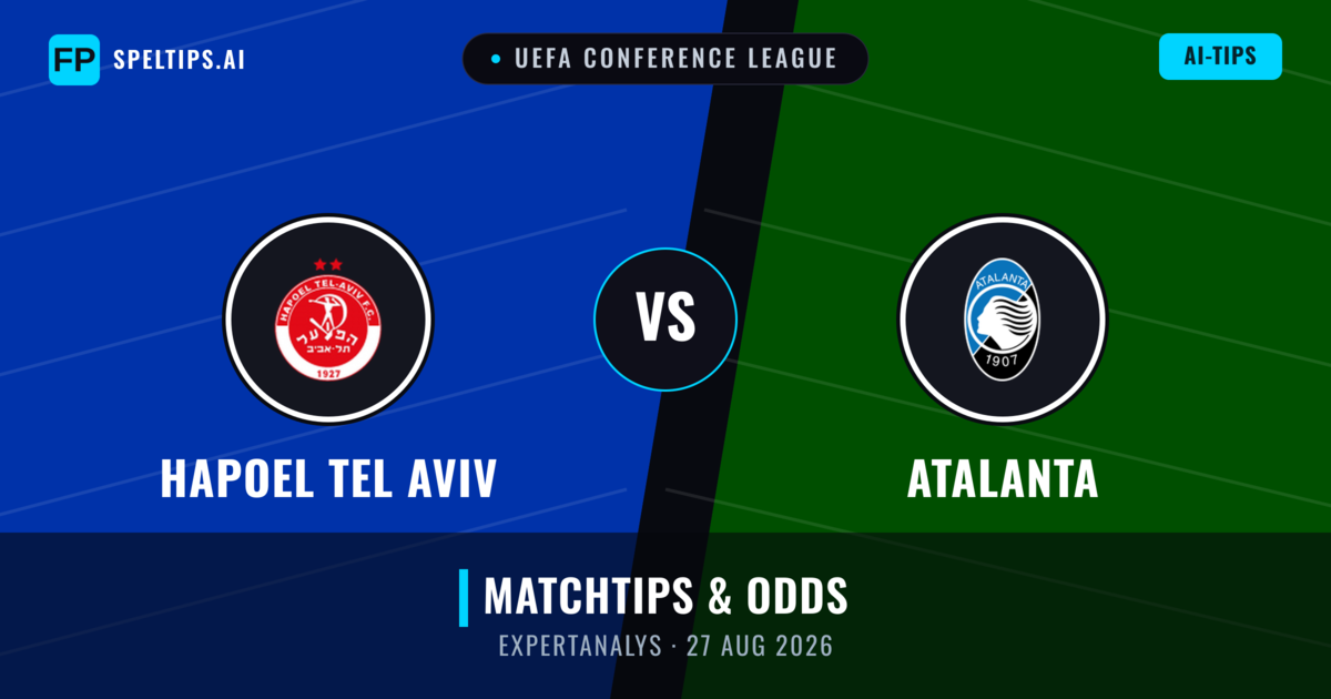 Hapoel Tel Aviv vs Atalanta — matchtips och förhandstitt