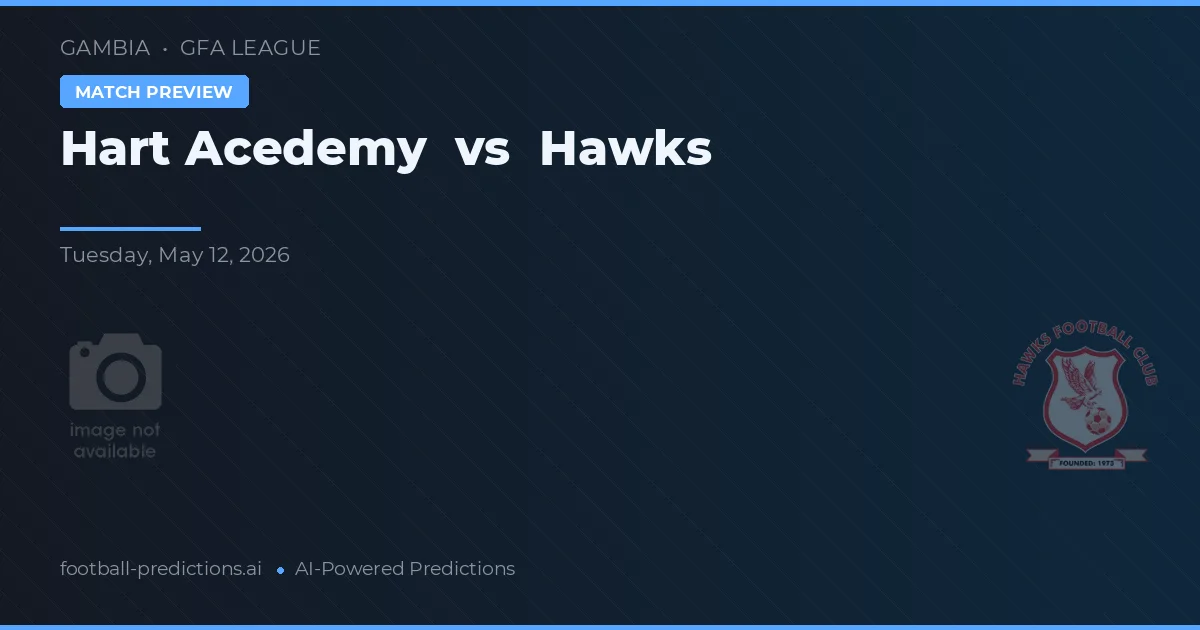 Hart Academy vs Hawks — matchtips och förhandstitt