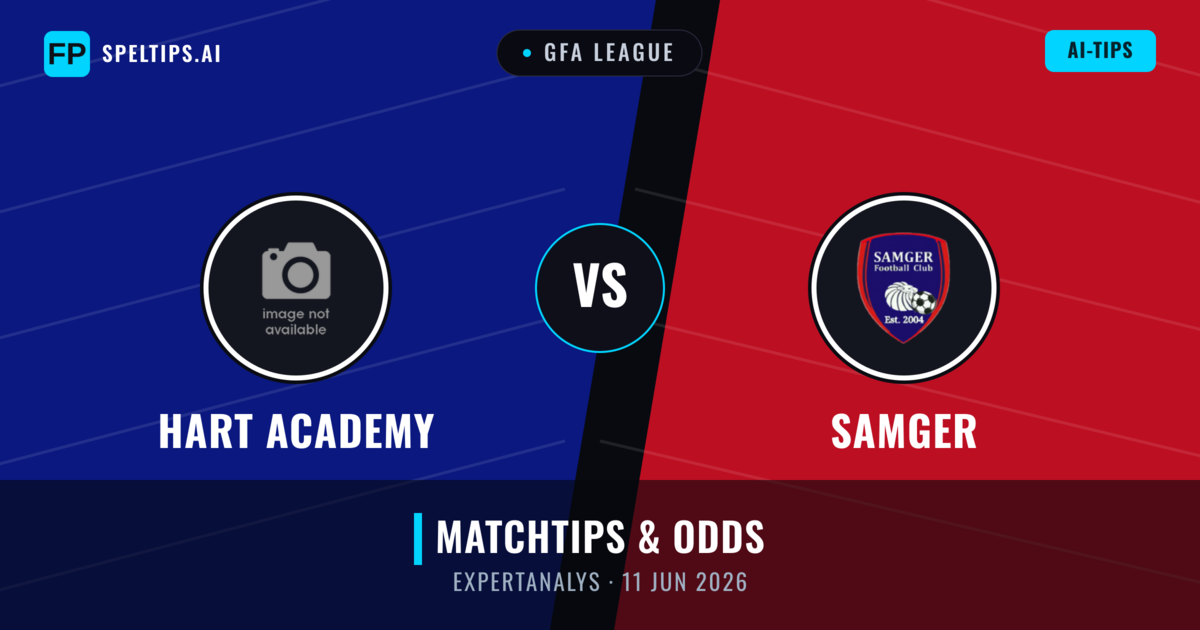 Hart Academy vs Samger — matchtips och förhandstitt