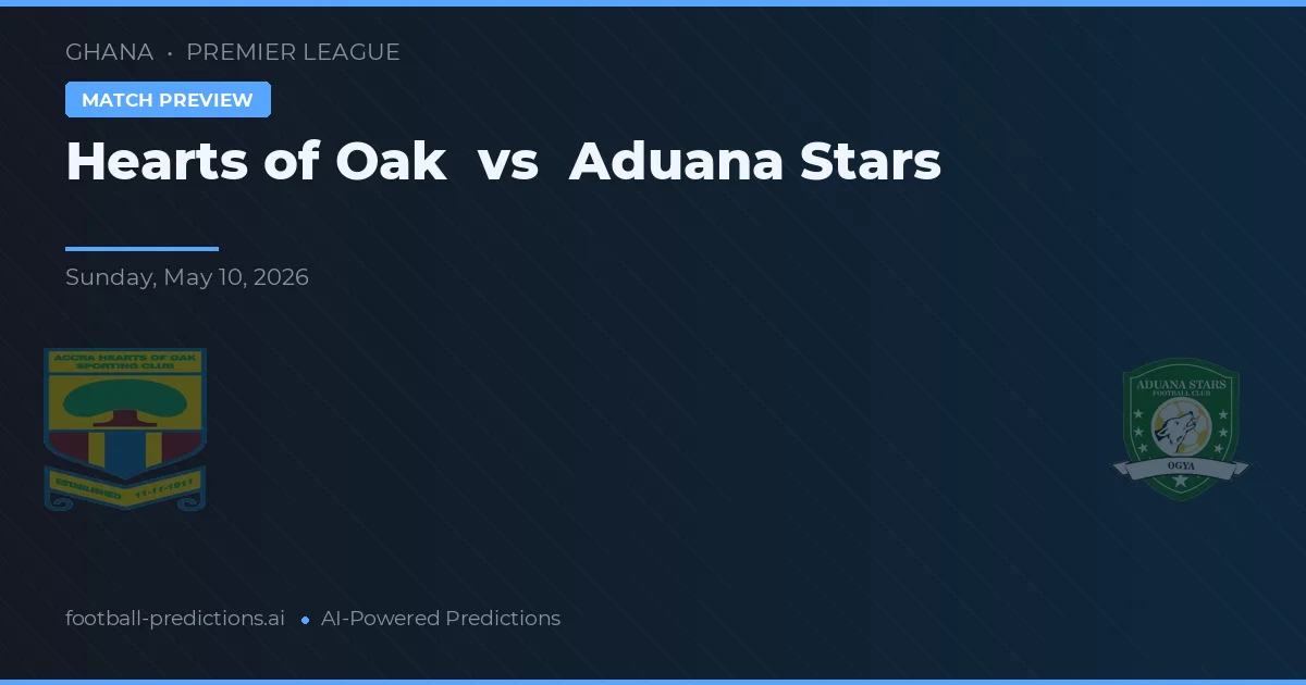 Hearts of Oak vs Aduana Stars — matchtips och förhandstitt