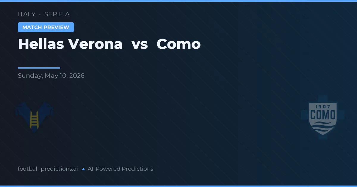 Hellas Verona vs Como — matchtips och förhandstitt