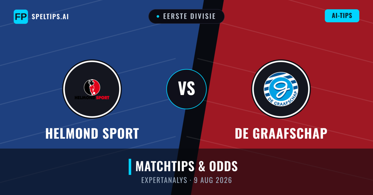 Helmond Sport vs De Graafschap — matchtips och förhandstitt