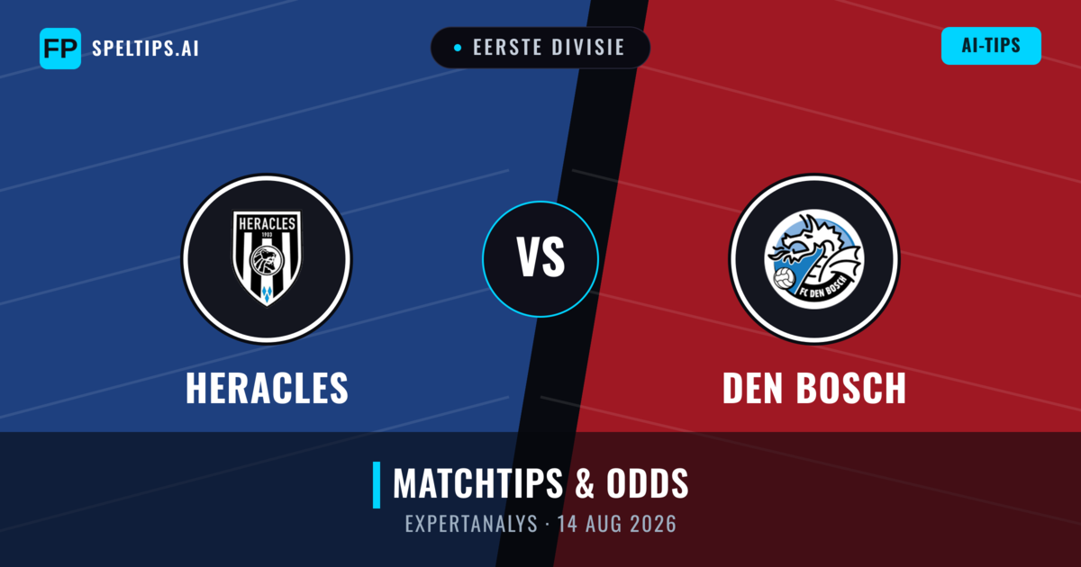 Heracles vs Den Bosch — matchtips och förhandstitt