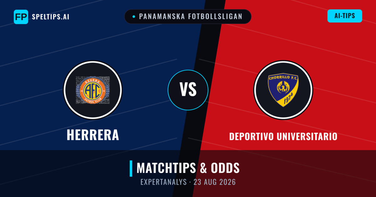 Herrera vs Deportivo Universitario — matchtips och förhandstitt