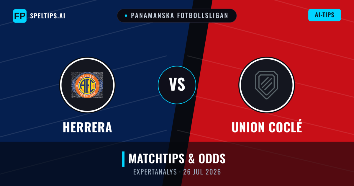 Herrera vs Union Coclé — matchtips och förhandstitt