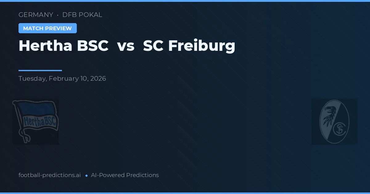 Hertha BSC vs SC Freiburg — matchtips och förhandstitt