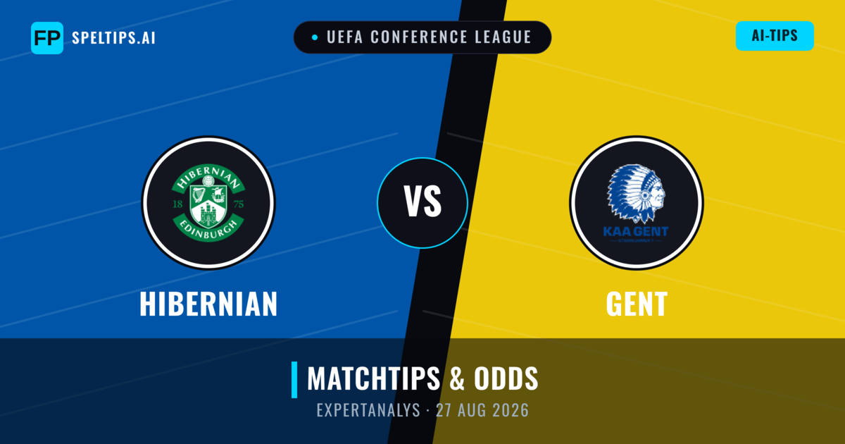 Hibernian vs Gent — matchtips och förhandstitt