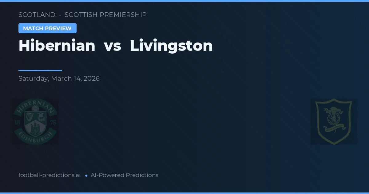 Hibernian vs Livingston — matchtips och förhandstitt