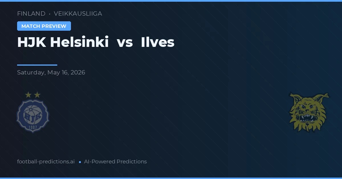 HJK Helsingfors vs Ilves — matchtips och förhandstitt