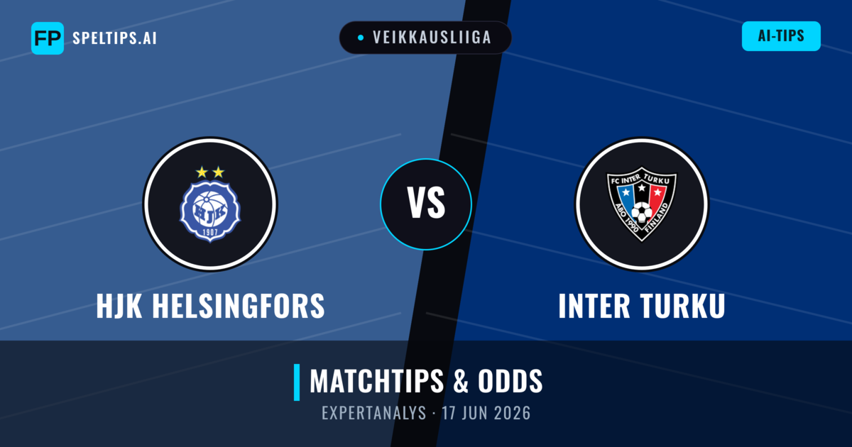 HJK Helsingfors vs Inter Turku — matchtips och förhandstitt