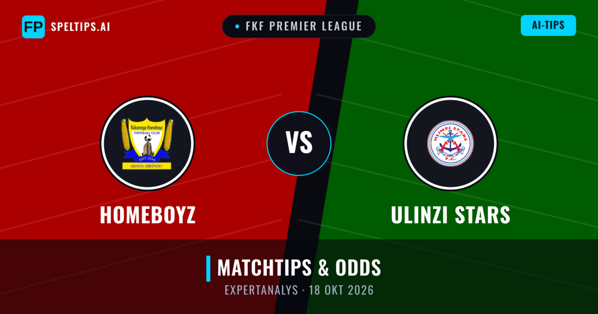 Homeboyz vs Ulinzi Stars — matchtips och förhandstitt