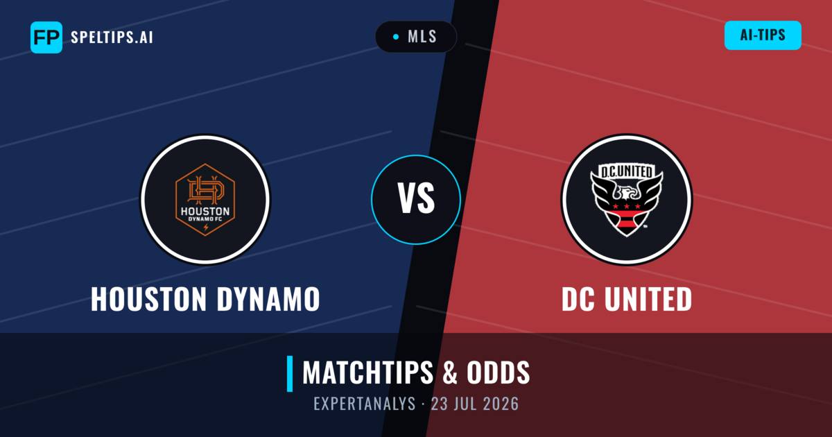 Houston Dynamo vs DC United — matchtips och förhandstitt