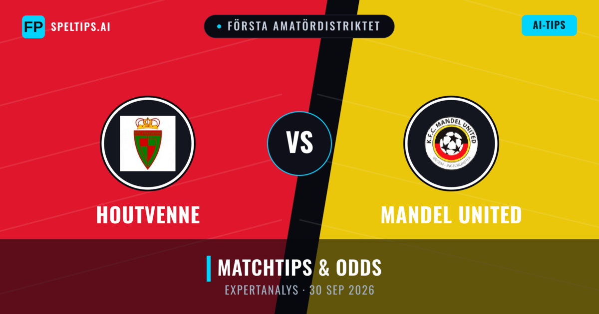 Houtvenne vs Mandel United — matchtips och förhandstitt