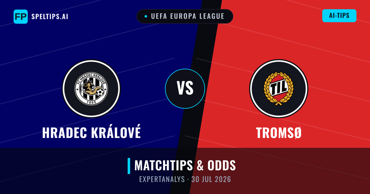 Hradec Králové vs Tromsø — matchtips och förhandstitt
