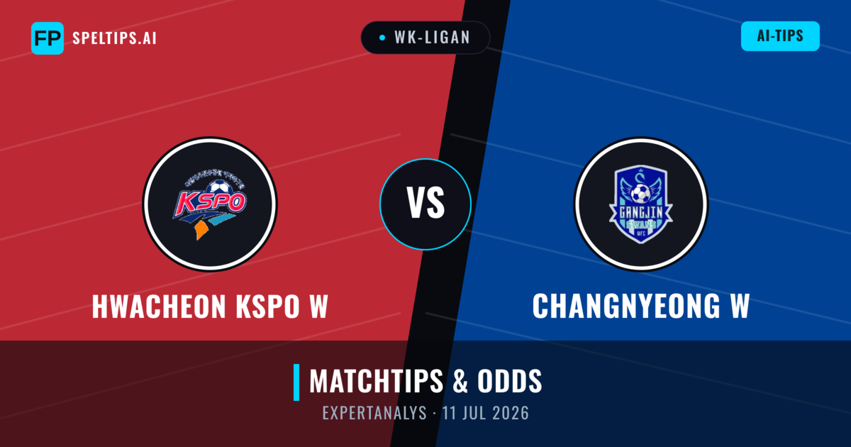 Hwacheon KSPO W vs Changnyeong W — matchtips och förhandstitt