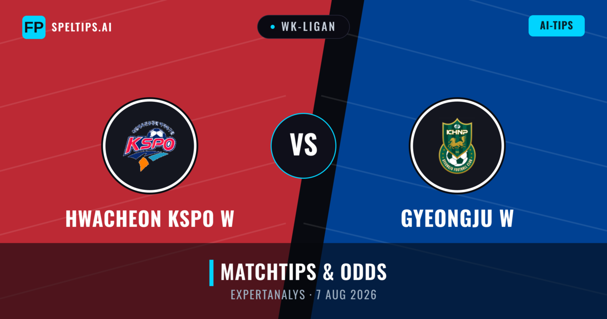 Hwacheon KSPO W vs Gyeongju W — matchtips och förhandstitt