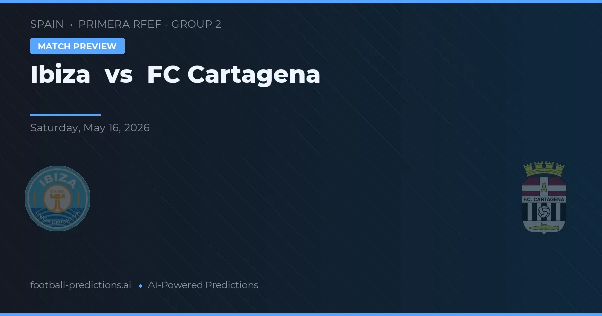 Ibiza vs FC Cartagena — matchtips och förhandstitt