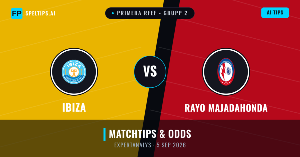 Ibiza vs Rayo Majadahonda — matchtips och förhandstitt