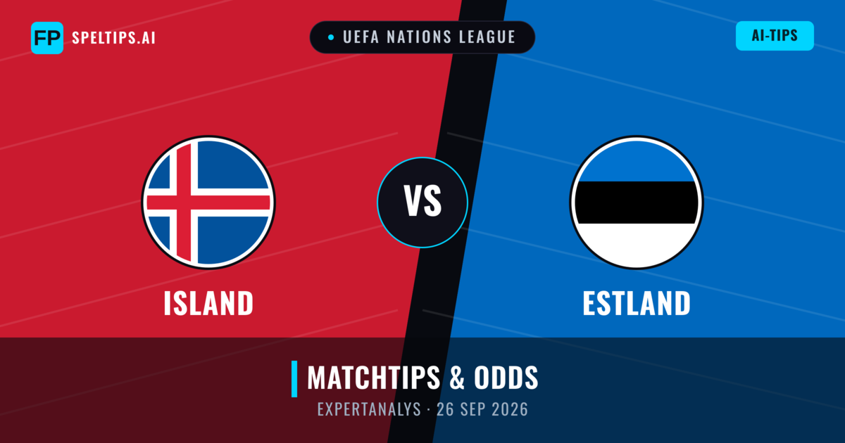 Island vs Estland — matchtips och förhandstitt