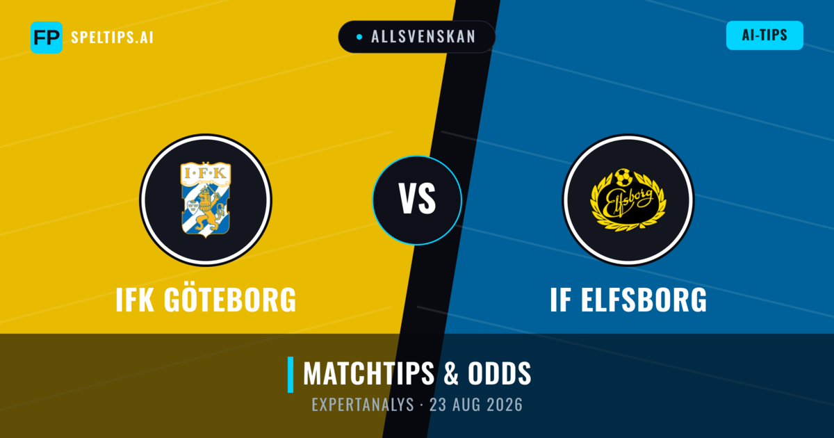 IFK Göteborg vs IF Elfsborg — matchtips och förhandstitt
