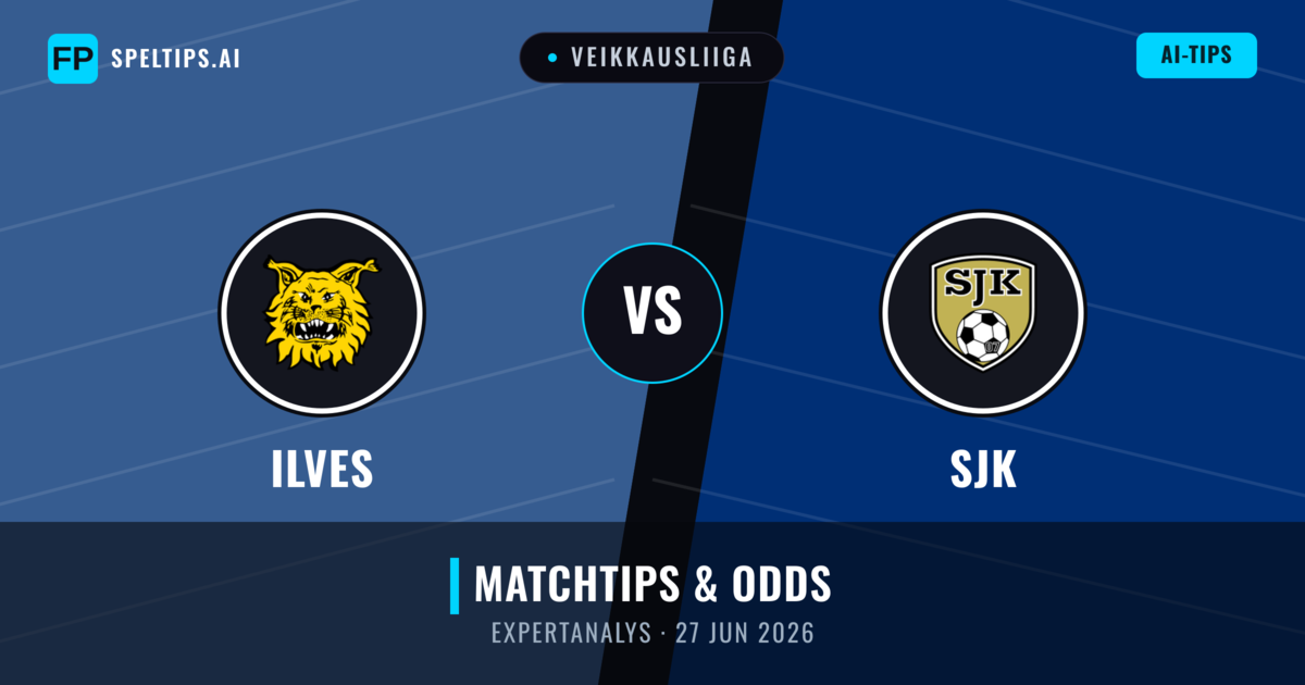 Ilves vs SJK — matchtips och förhandstitt