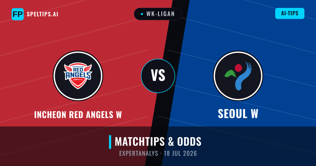 Incheon Red Angels W vs Seoul W — matchtips och förhandstitt