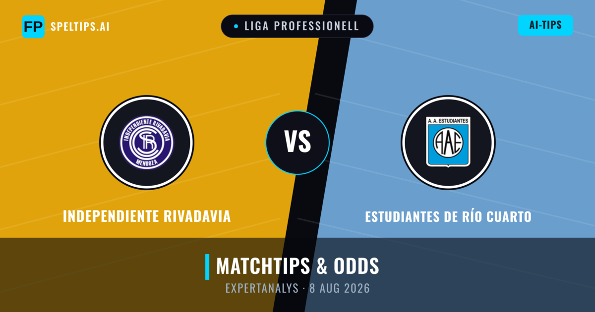 Independiente Rivadavia vs Estudiantes de Río Cuarto — matchtips och förhandstitt