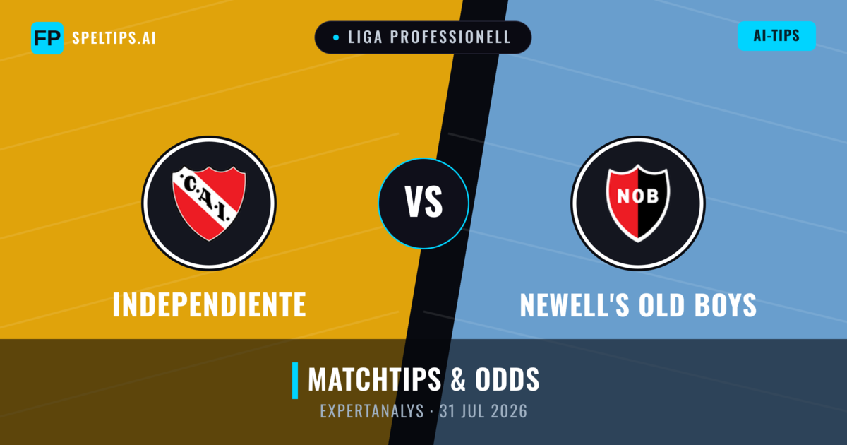 Independiente vs Newell's Old Boys — matchtips och förhandstitt
