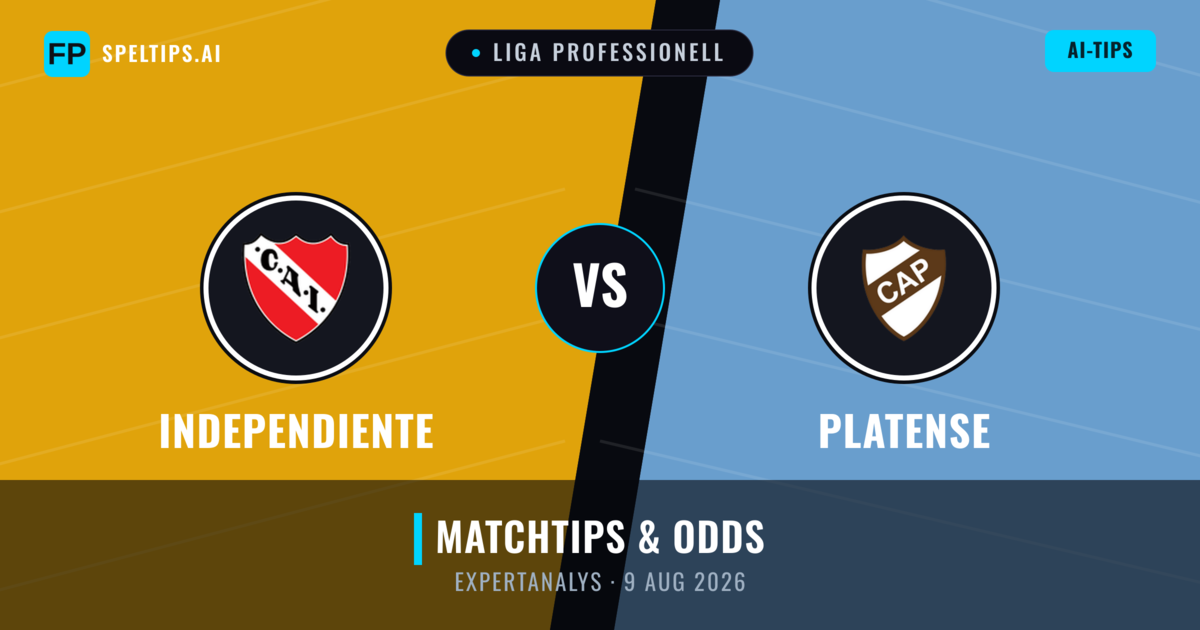Independiente vs Platense — matchtips och förhandstitt