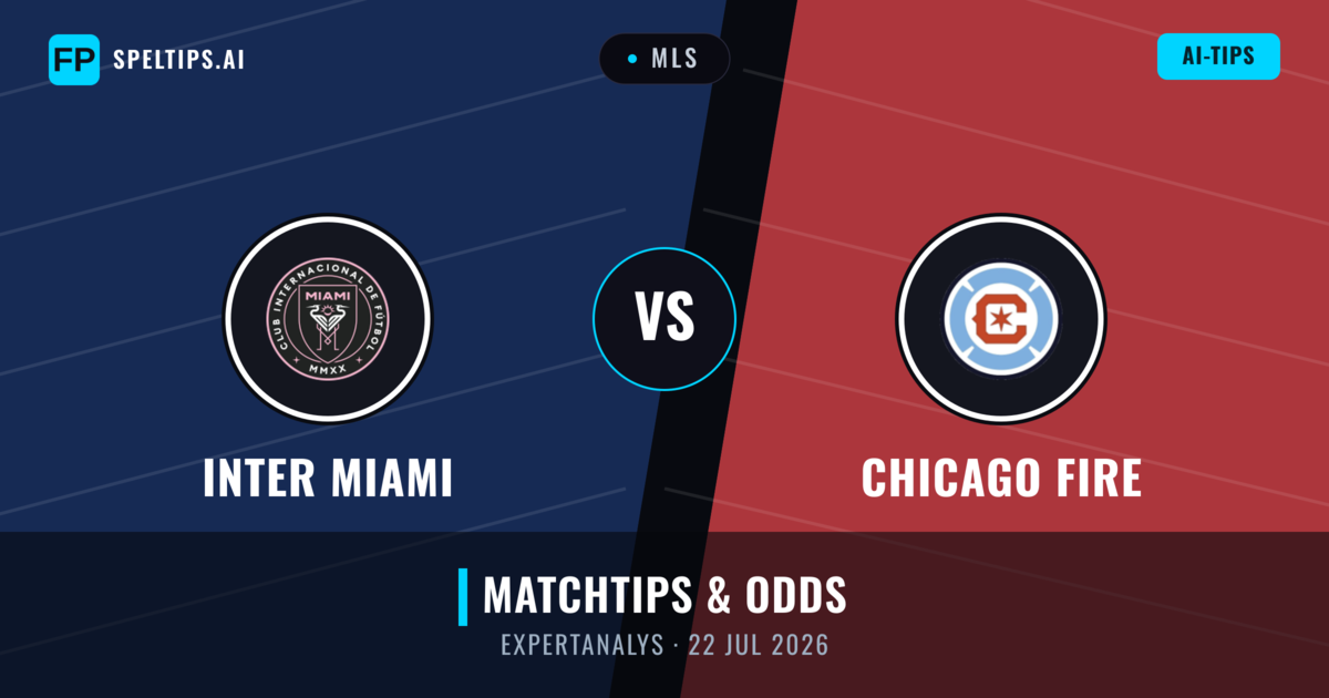 Inter Miami vs Chicago Fire — matchtips och förhandstitt