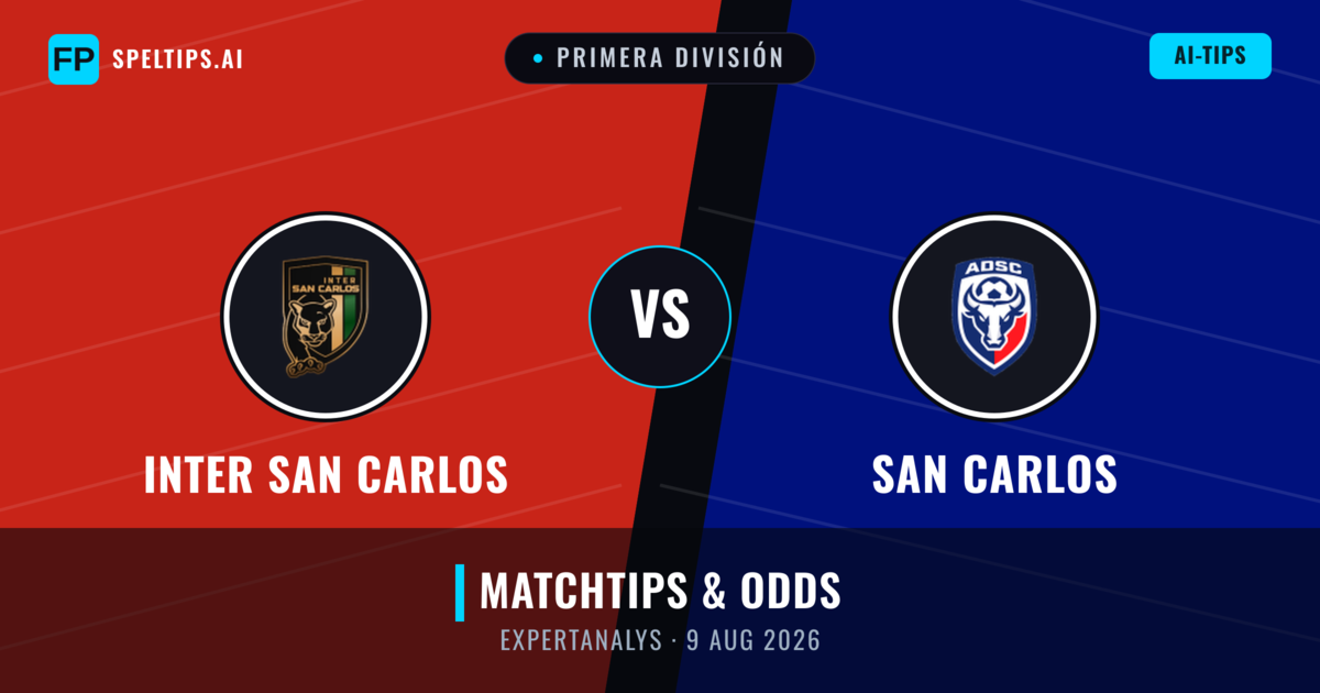 Inter San Carlos vs San Carlos — matchtips och förhandstitt