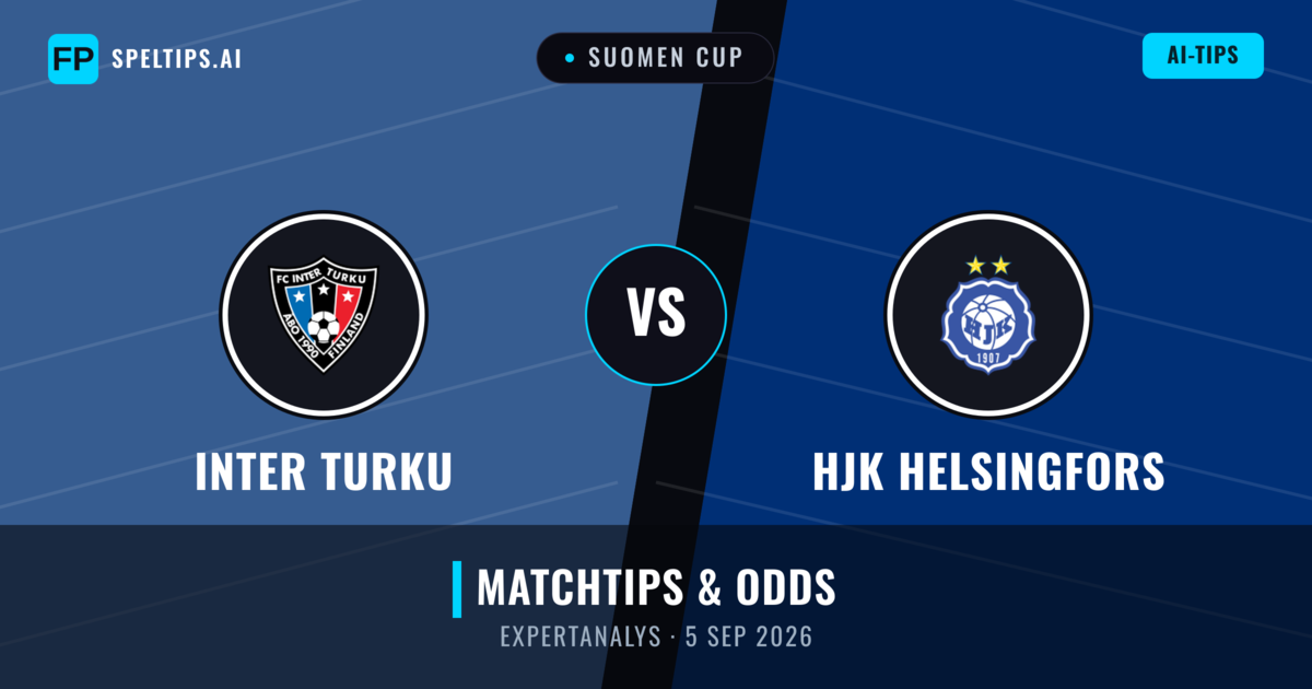Inter Turku vs HJK Helsingfors — matchtips och förhandstitt