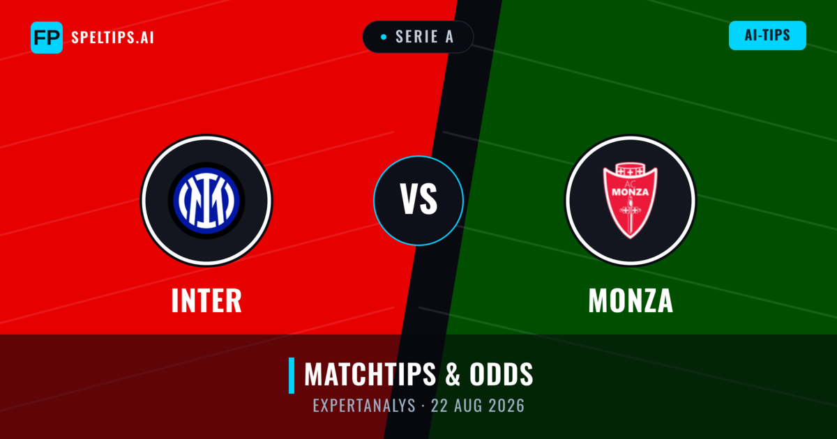 Inter vs Monza — matchtips och förhandstitt