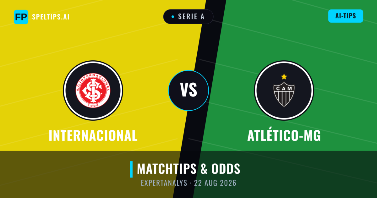 Internacional vs Atlético-MG — matchtips och förhandstitt
