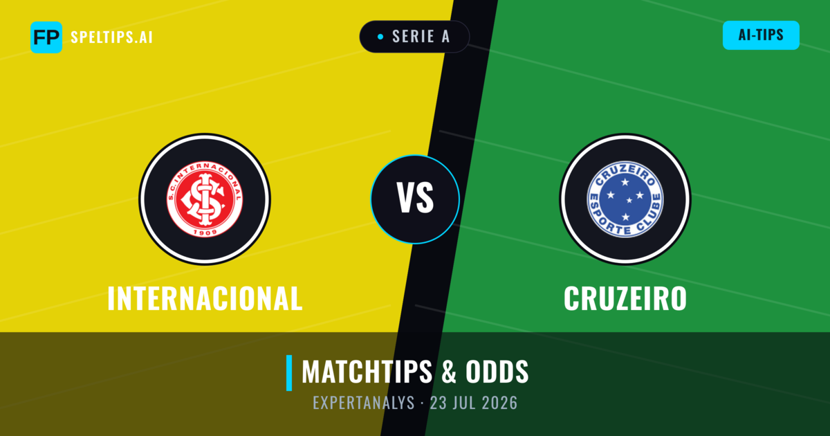 Internacional vs Cruzeiro — matchtips och förhandstitt