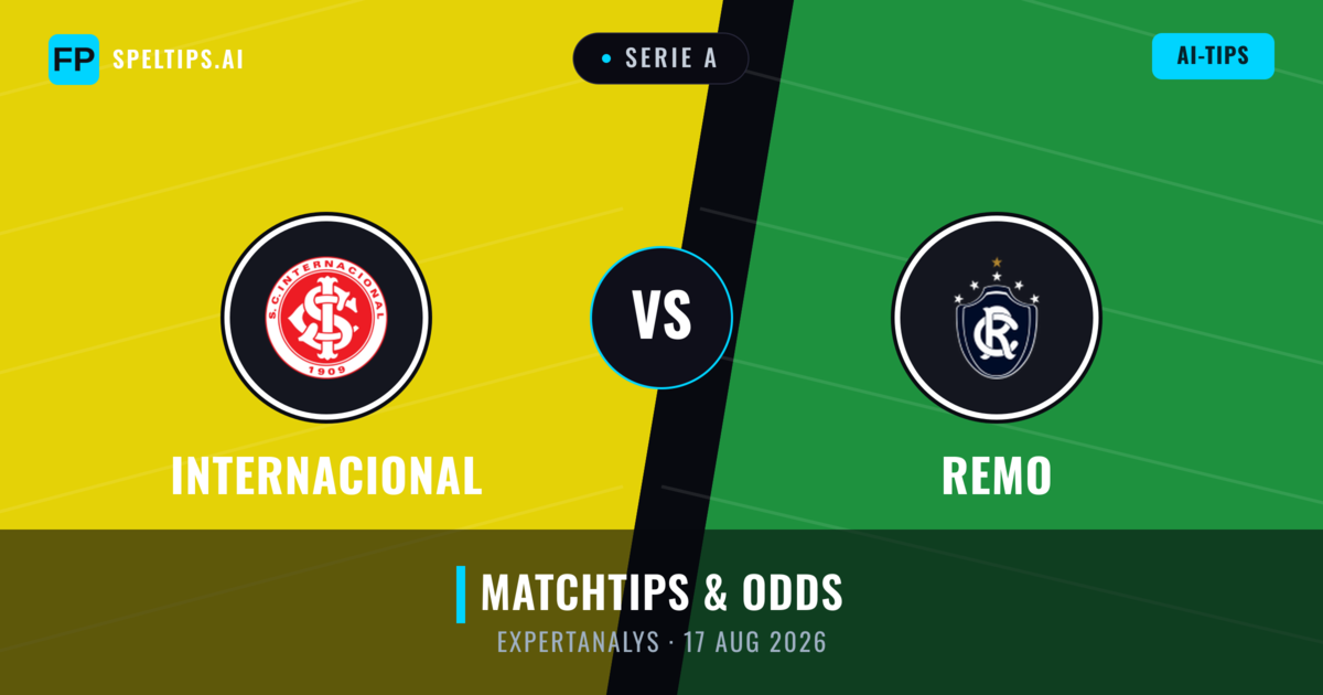Internacional vs Remo — matchtips och förhandstitt