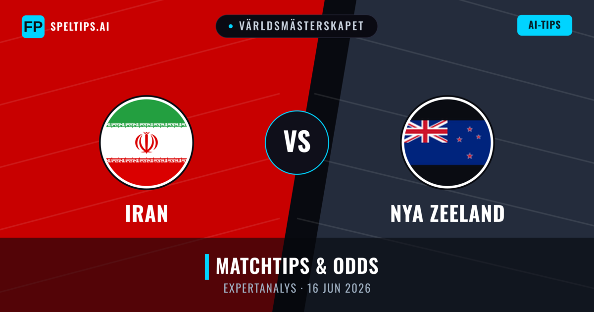 Iran vs Nya Zeeland — matchtips och förhandstitt