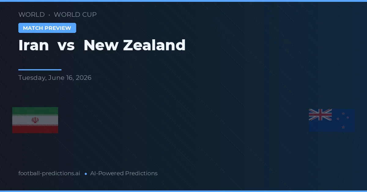 Iran vs Nya Zeeland — matchtips och förhandstitt