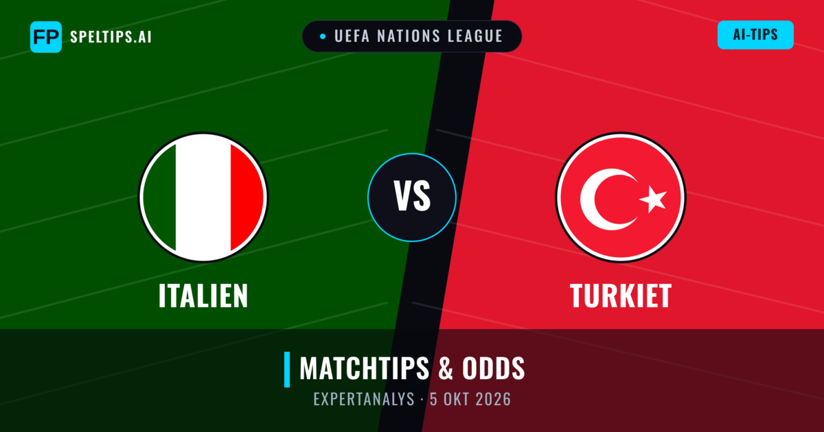 Italien vs Turkiet — matchtips och förhandstitt