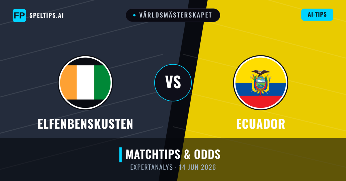 Elfenbenskusten vs Ecuador — matchtips och förhandstitt