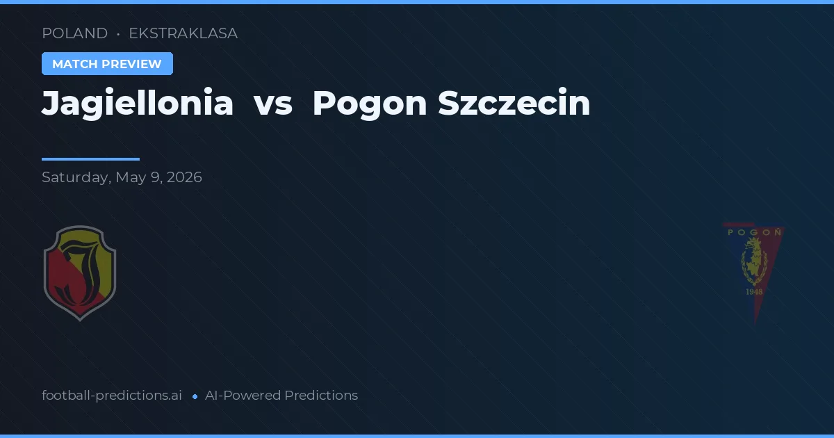 Jagiellonia Białystok vs Pogoń Szczecin — matchtips och förhandstitt