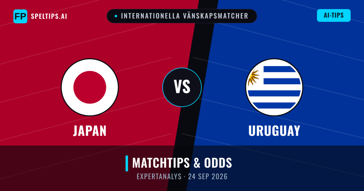 Japan vs Uruguay — matchtips och förhandstitt