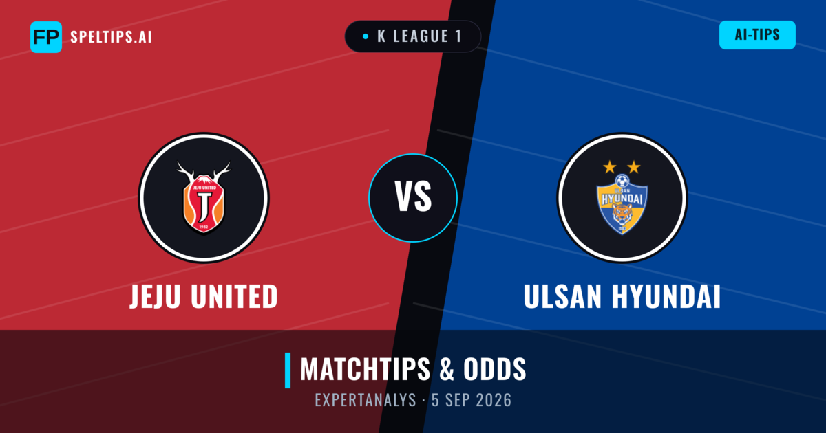 Jeju United vs Ulsan Hyundai — matchtips och förhandstitt