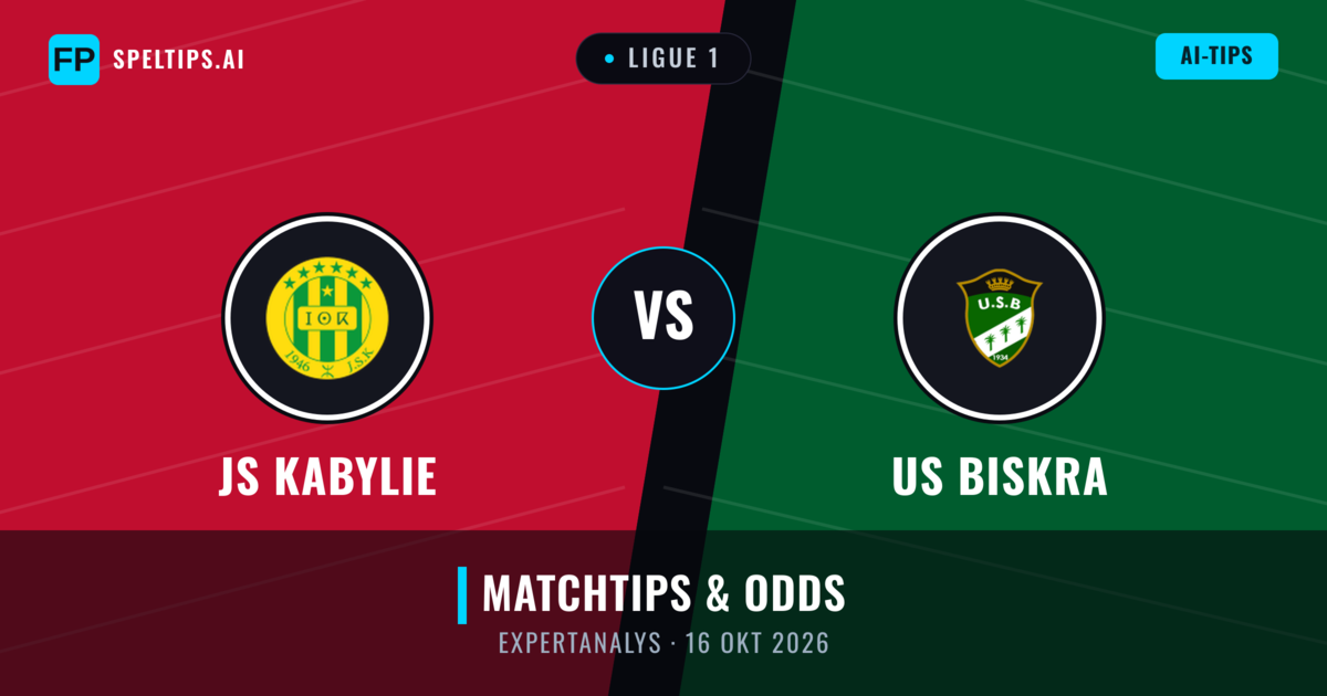 JS Kabylie vs US Biskra — matchtips och förhandstitt