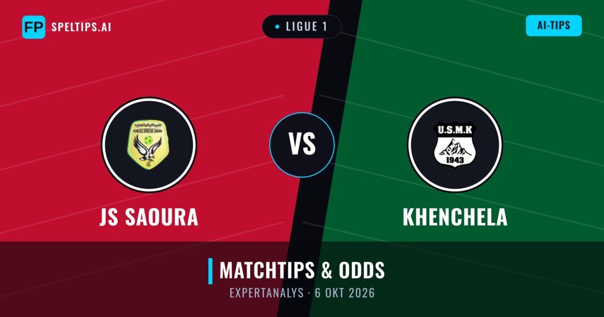 JS Saoura vs Khenchela — matchtips och förhandstitt