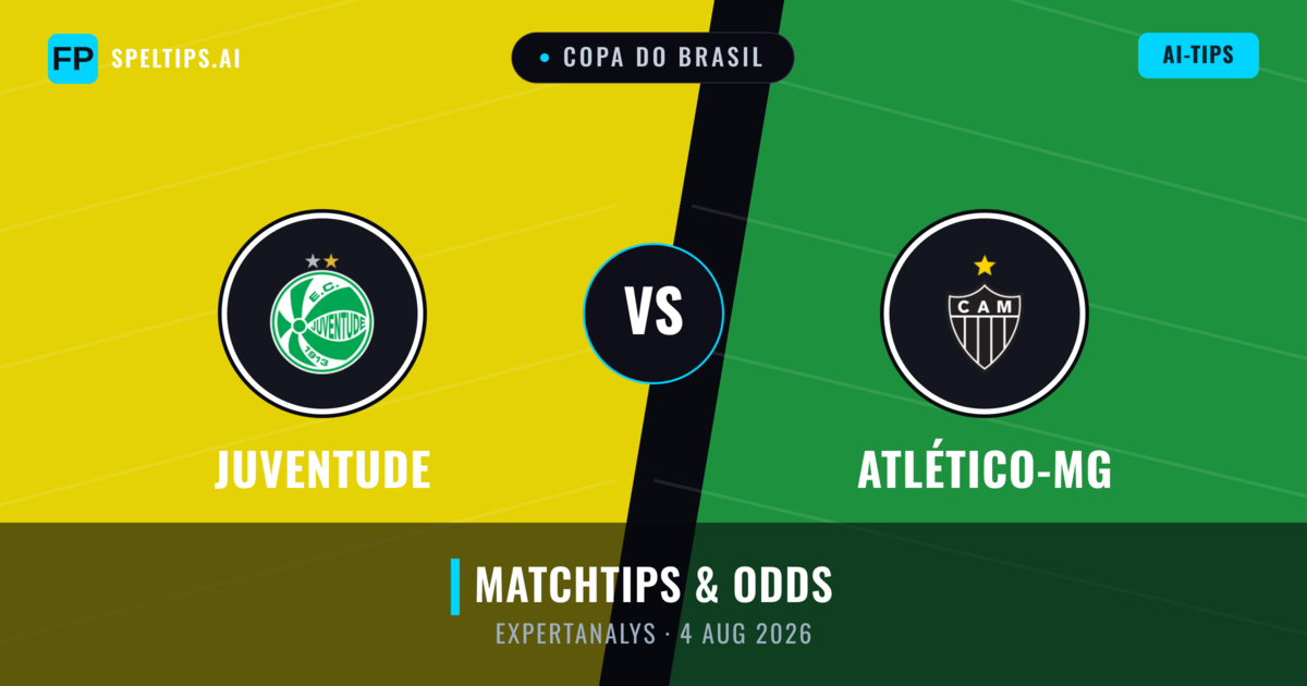 Juventude vs Atlético-MG — matchtips och förhandstitt