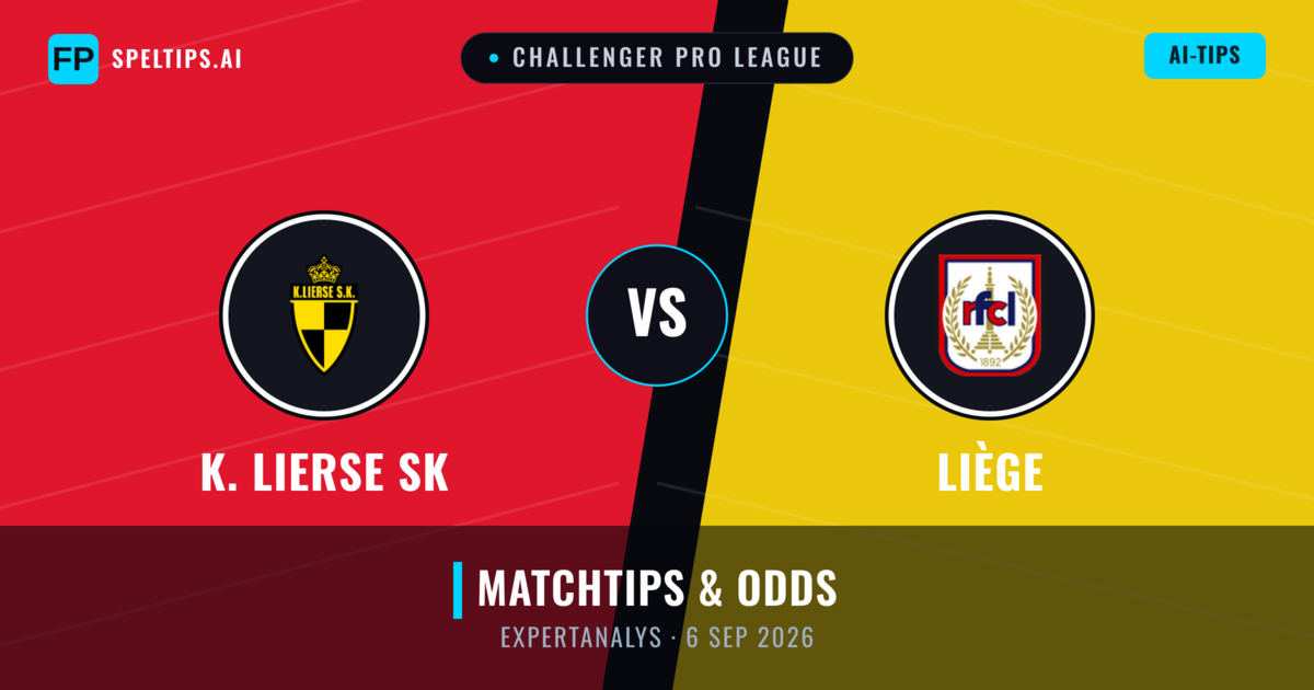 K. Lierse SK vs Liège — matchtips och förhandstitt