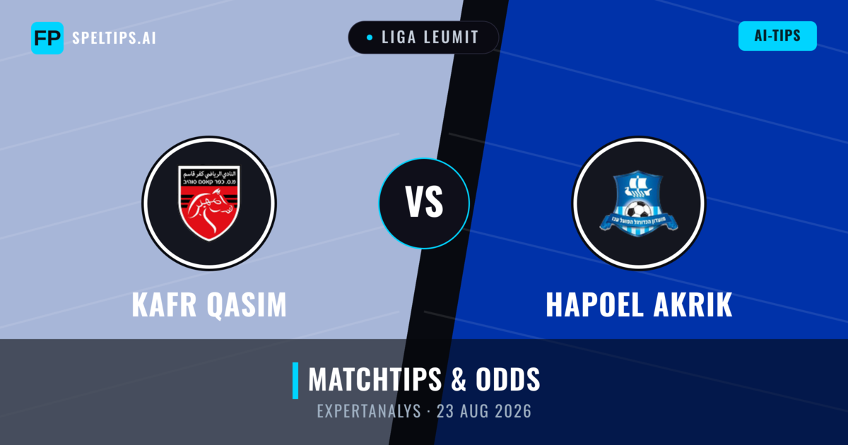 Kafr Qasim vs Hapoel Akrik — matchtips och förhandstitt
