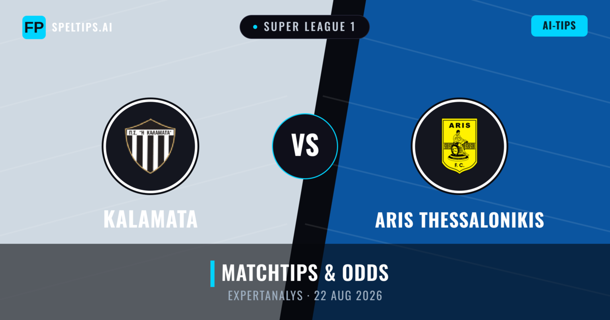 Kalamata vs Aris Thessalonikis — matchtips och förhandstitt